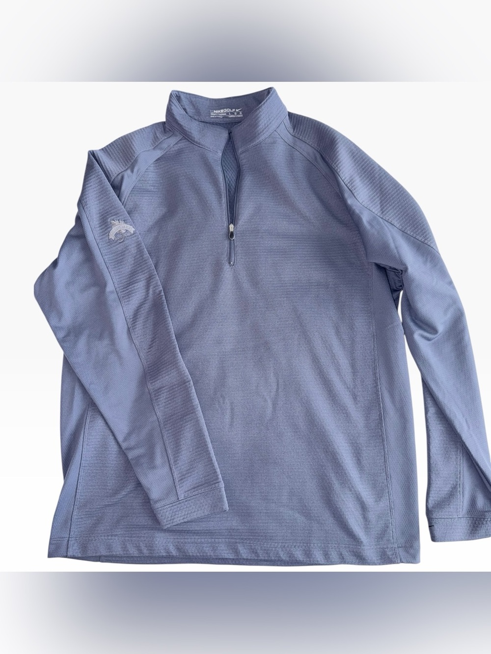 Nike Men’s Light Blue Half-Zip Performance Pullover